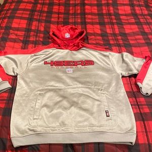 San Francisco 49ers Reebok hooded sweatshirt